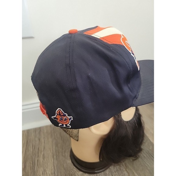 SU Syracuse Orangemen All Over Swirl Graphic Vintage Snapback Cap Hat 90's - Picture 5 of 10